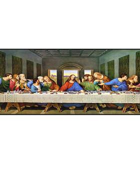 达后的晚餐挂画芬世界名教堂3200000油奇画客厅装饰画卧室艺术墙