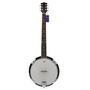 热卖弦班卓原木沙比利6弦六斑鸠琴练BJ-604习j演奏bano西洋乐琴器