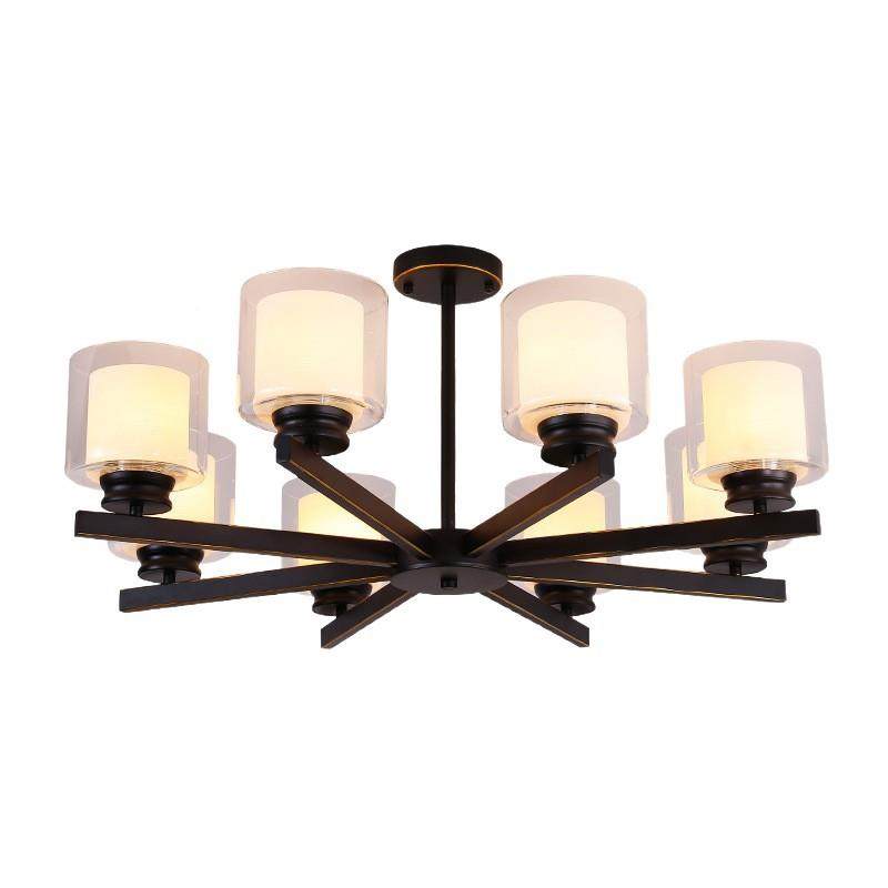 北欧灯风格灯具美式铁艺中性包装客厅吊现约代简卧室创意灯时尚餐,家装灯饰光源,智能吊灯,淘宝优惠券,粉丝福利购,淘宝优惠卷