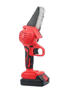4寸6寸迷你剧提锂电电锯手式电51892链锯户外无枝线伐木单锯砍树
