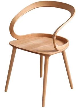 XZ517OMAN北欧简约全实木飘带椅E子茶桌XZC517椅组C合用泡家茶小