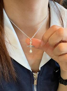 飞行士巴洛克异形水滴珍珠项链