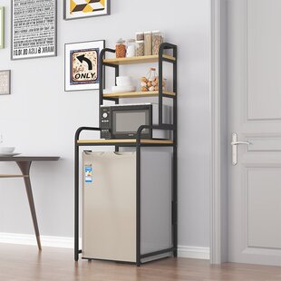 2026冰箱置物架迷你落地小冰柜上方顶部厨房微波炉烤箱多层收纳整