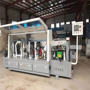 木饰面板封边机厂家 边框条全铝家具斜直封边机 自动封边设备