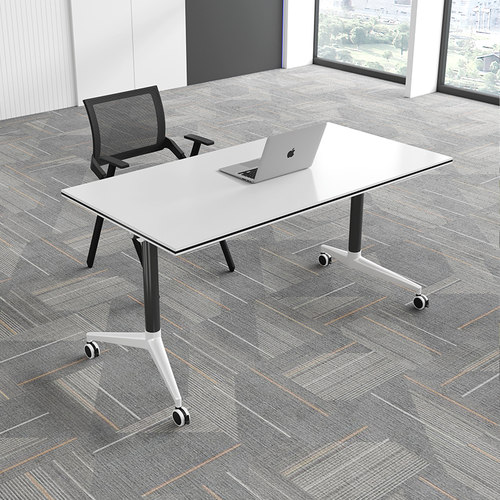 折叠会议桌可移动拼接长条桌组合办公桌学生培训机构课桌椅培训桌