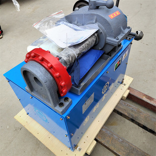 建筑工地用地脚螺栓机 M20圆钢开牙机 高速圆钢套丝机