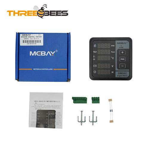 柴油机配件GM50C电喷机控制器发动机数显多功能表发动机监控仪