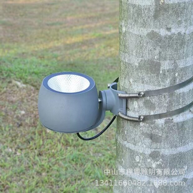 LED户外照树灯投射灯别墅照墙防水景观灯室外草坪灯插地灯投光灯