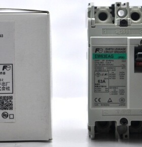 富士漏电断路器EW100EAG3P30MA 100MA 75A 漏电保护器 EW100EAG