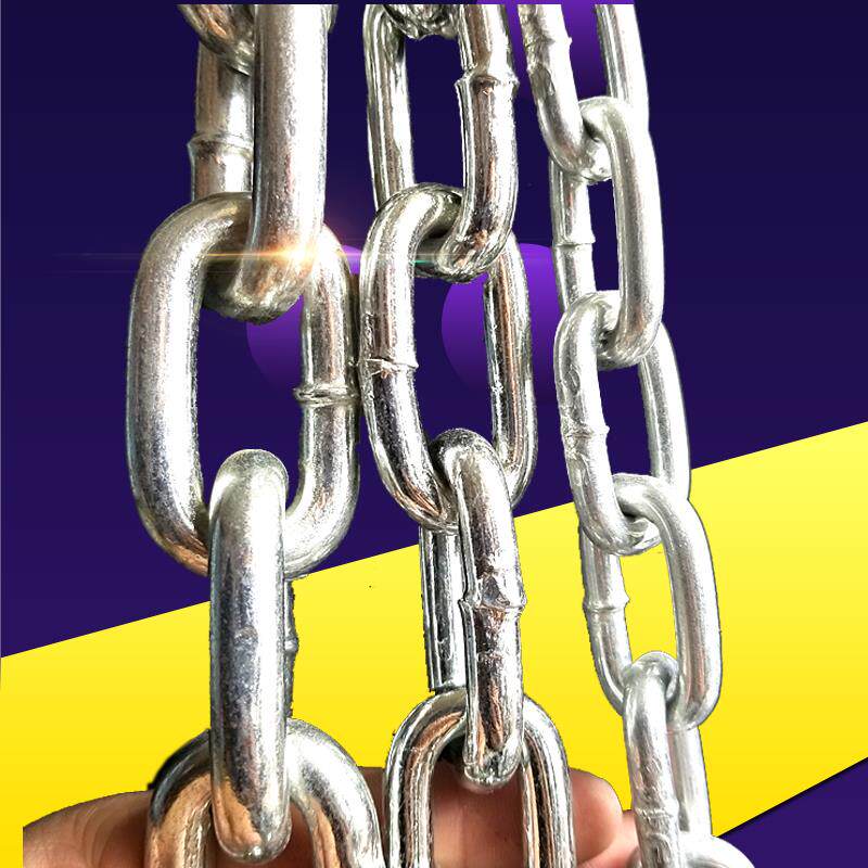 铁链子狗链子沙袋镀锌1米1.2/2/4/5/6/8/10/12mm锁链大小粗细链条