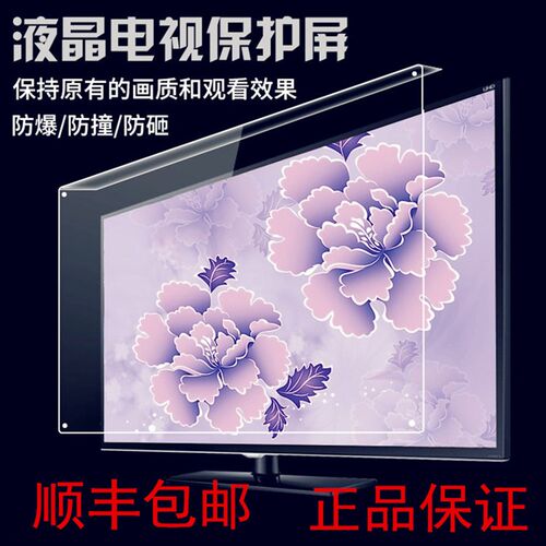 防小孩砸撞43寸49寸50寸55寸65寸液晶电视机保护屏罩防砸防爆防尘