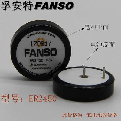 FANSO  孚安特扣式电池3.6V TPMS胎压电池 税控机电池 ER2450