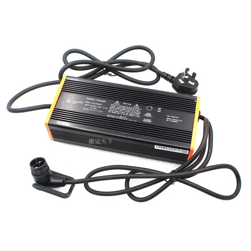 诺力凌动PTE15Q电动托盘搬运车锂电池充电器24V8A智能原装充电机