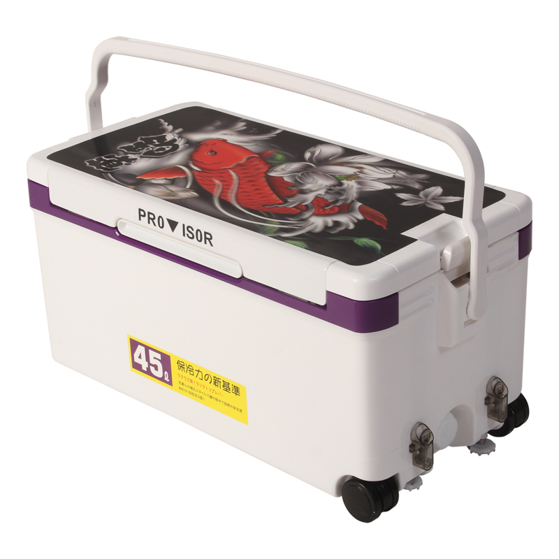 45升钓箱加f硬全套大容量保温四脚升降铝媄合金配件竞技钓活鱼箱