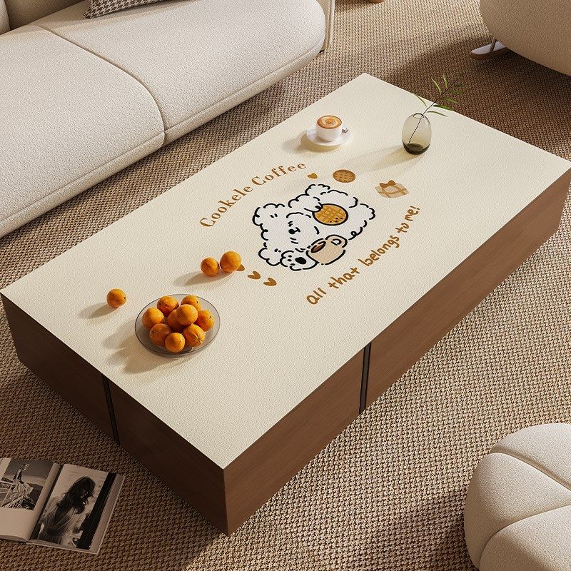 ins风茶几垫防烫隔热垫防水防A油免洗茶几桌布轻奢高级感餐桌台布,居家布艺,桌布,淘宝优惠券,粉丝福利购,淘宝优惠卷