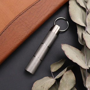 纯钛多层分格药盒轻便防滑随v身小药瓶密封防水防潮薬盒创意收纳