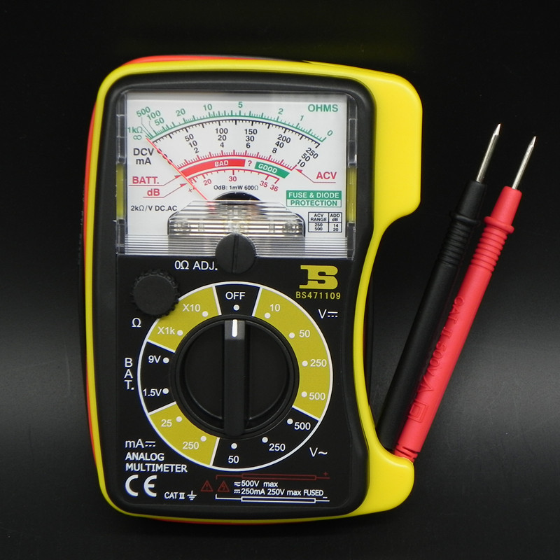 万用表指针式 m万用表指针 机械式迷你袖珍便携电工表