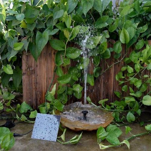 Floating Solar Fountain Water Pump Outdoor For Bird Bath