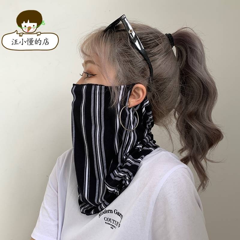 半盔面巾复古机车摩托自由头巾面罩多功能包头巾围额头套丝巾围脖