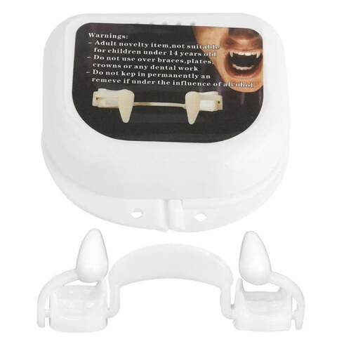 好货Halloween Decoration Vampire Teeth Retractable Zombie Te