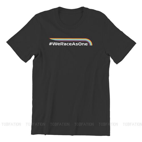 极速Formula 1 Racing Rainbow T Shirt Vintage Teenager Grunge