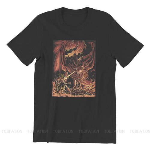 极速Dark Souls Game Wyverns Wrath T Shirt Vintage Graphic T