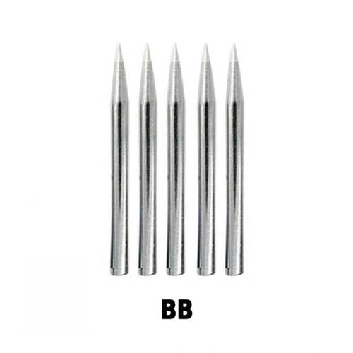 极速5pcs BB B C D K Soldering Iron Tips Copper 60W Lower Tem