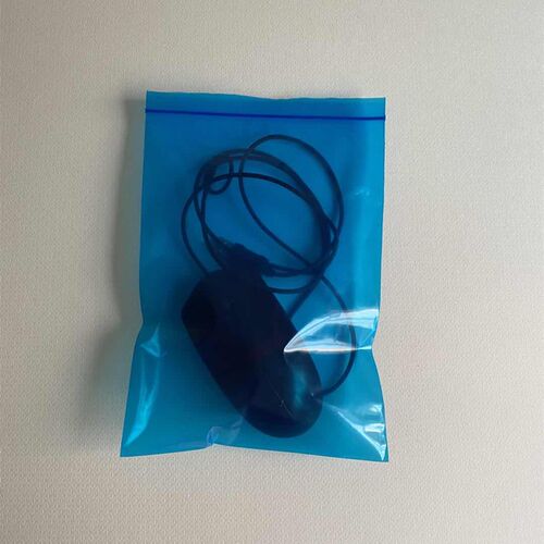 好货pe蓝色自封袋彩色封口袋塑料密封袋分装加厚17*25CM