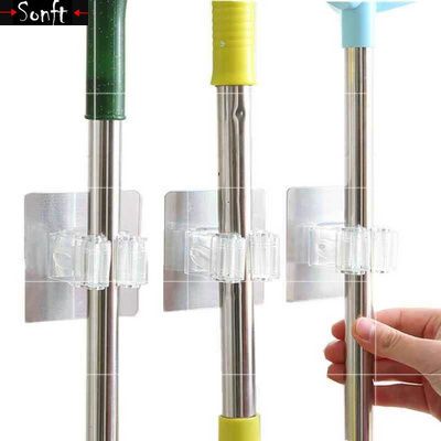 极速Mops rack no punching mops clamp mops hook strong tracel