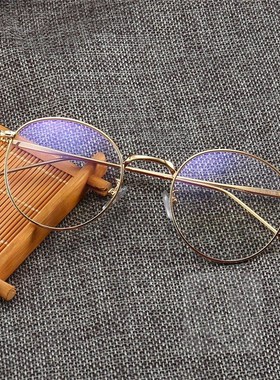 。Metal retro spectacle frame mens and womens universal ci