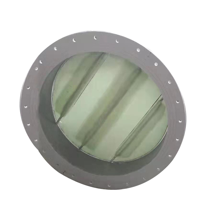 玻璃钢法兰盘弯头l风阀 对夹式风量调节单向通风管件盲板变径定制