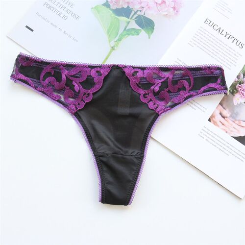 极速Voplidia Womens Panties Sexy transparent Underwear Thon