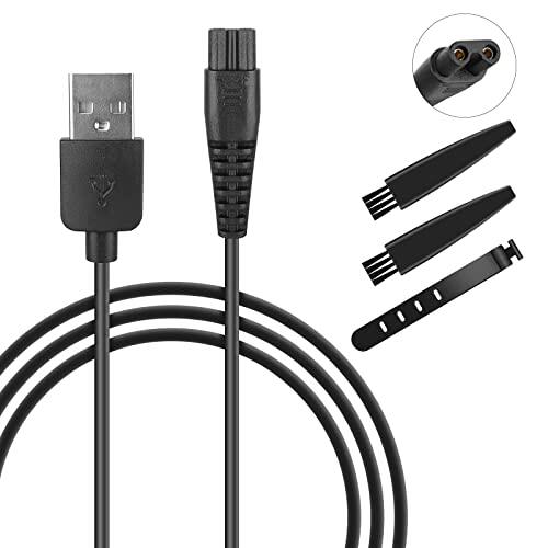 好货XCLBTFDC Shaver Charger Cord for Mens Electric Shaver C