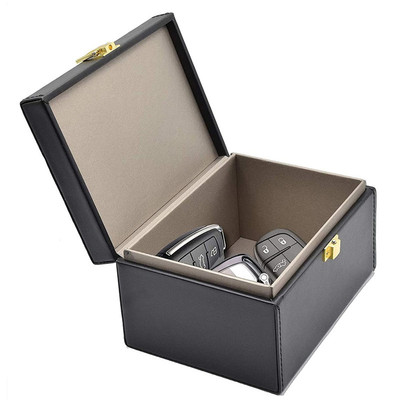 2024新款高档法拉第信号屏蔽盒箱汽车屏蔽钥匙套多功能防磁防定位