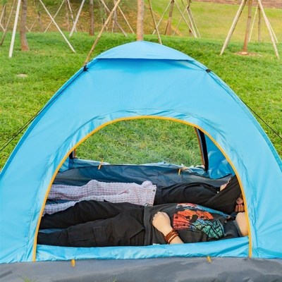 帐篷户外折叠便携式野外露营装备野营过夜防雨加S厚全自动沙滩室