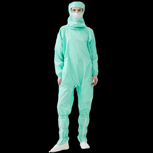 蛙式 百级a无尘服洁净裆拉连体服防静电服防尘防护服净化车间工作