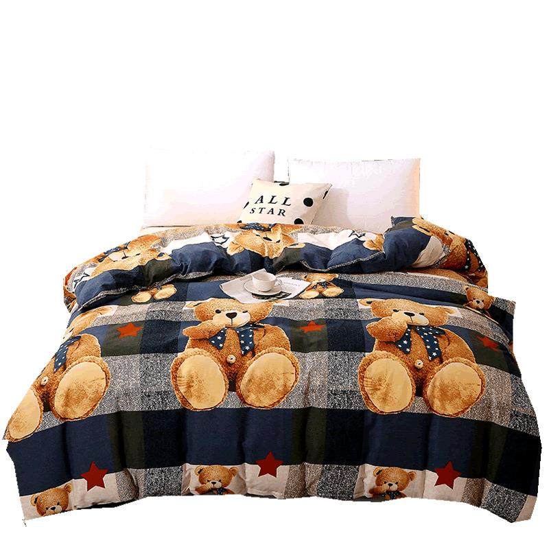 全棉被套磨毛单件被罩活性印花款学生宿舍单双人磨毛保暖,床上用品,学生床品套件,淘宝优惠券,粉丝福利购,淘宝优惠卷