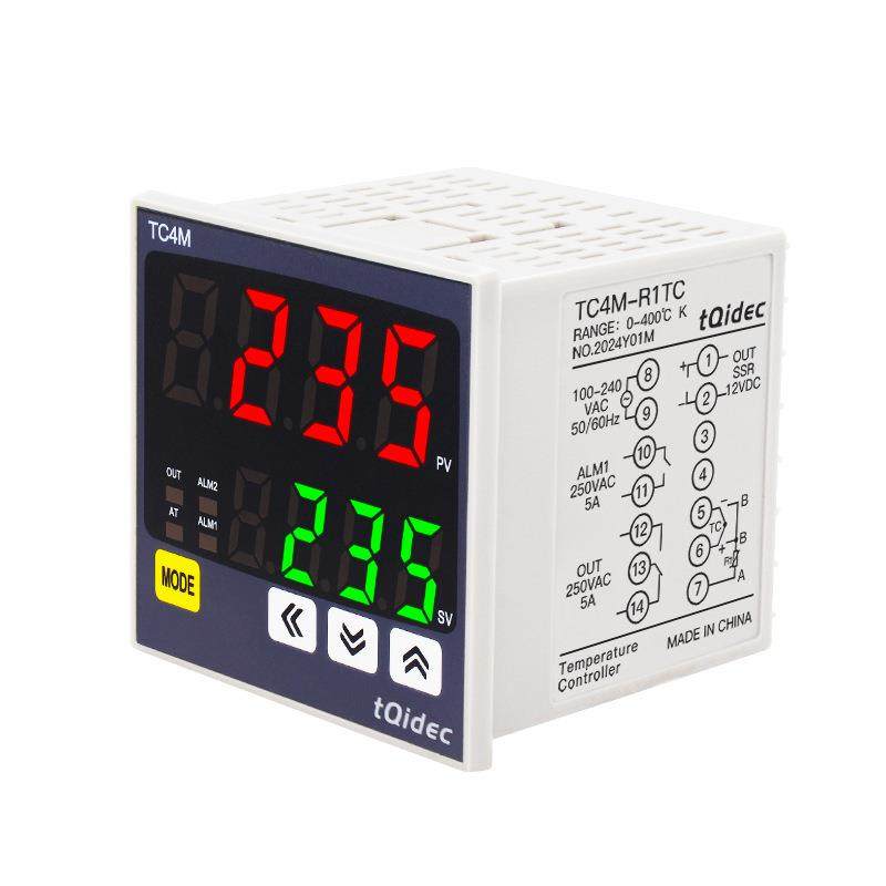 台泉电气温控仪表TC4M多种输入数字显示智能PID调节温控器