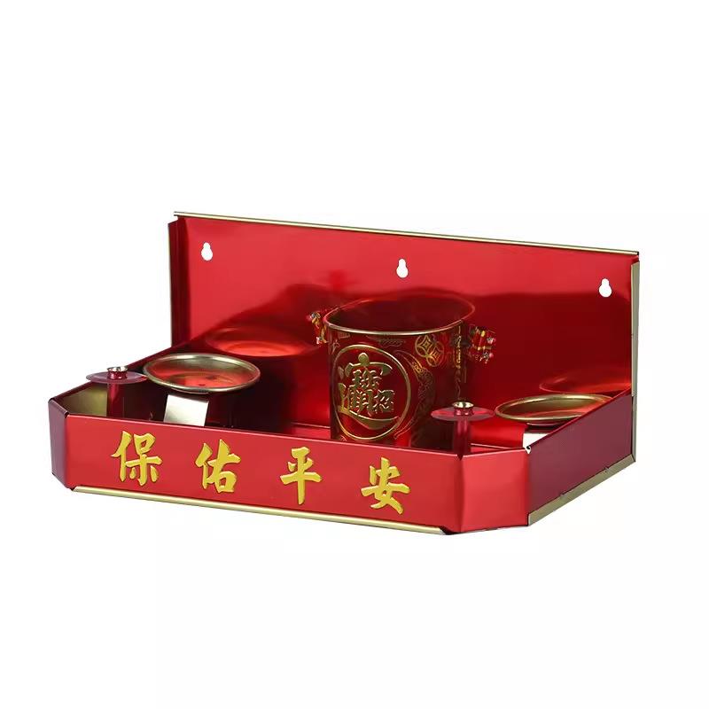 免打孔门神香炉挂墙挂壁门炉座架子墙上门口烧香炉家用供奉插香炉图片