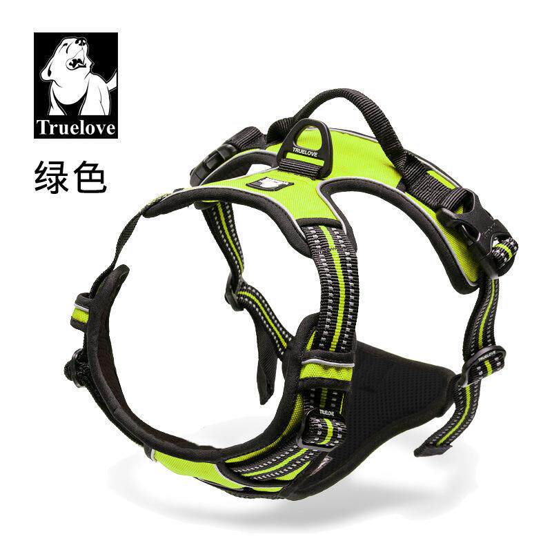 宠物狗胸背带中型犬防爆冲牵引带反光条外贸