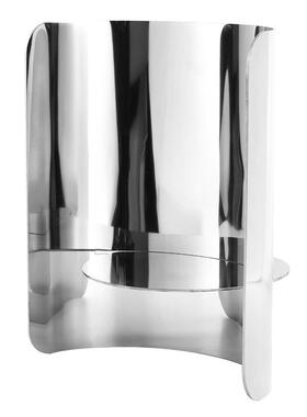 金属烛台摆件高端简约防风半圆小蜡烛台香薰座样板房桌面软装饰品