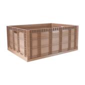 水果箱运输周转篮超市食品存储折叠箱物流箱可折叠收纳加厚长方形