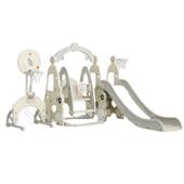 小汽车滑滑梯室内家用儿童3至10岁宝宝滑梯秋千二合一家庭多功能