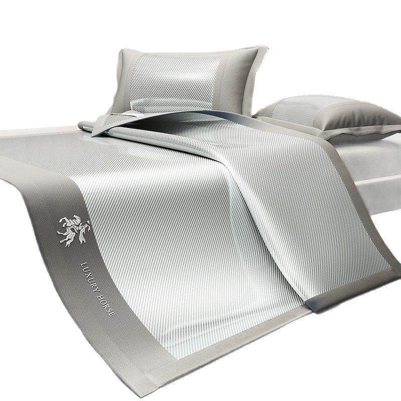 冰丝凉席三件套夏季空调席冰丝藤席家用软席学生宿舍冰垫凉席床垫,床上用品,冰丝席,淘宝优惠券,粉丝福利购,淘宝优惠卷