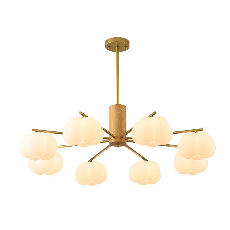 大棉园客吊灯卧室灯现代简约/大观花餐厅客厅灯观中古风灯具主灯