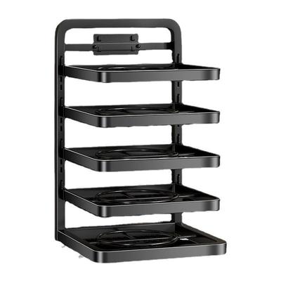 厨房备菜置物架多功能配菜盘多层碗碟收纳架壁挂折叠台面放菜架子