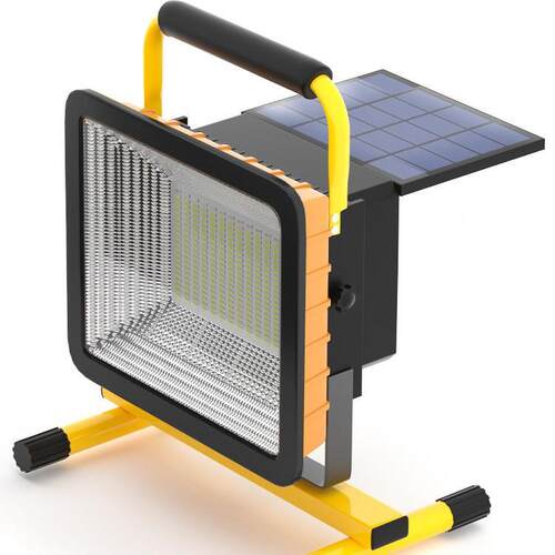 新款泛光灯户外照明便携式充电投光灯led太阳能工地检修工作灯