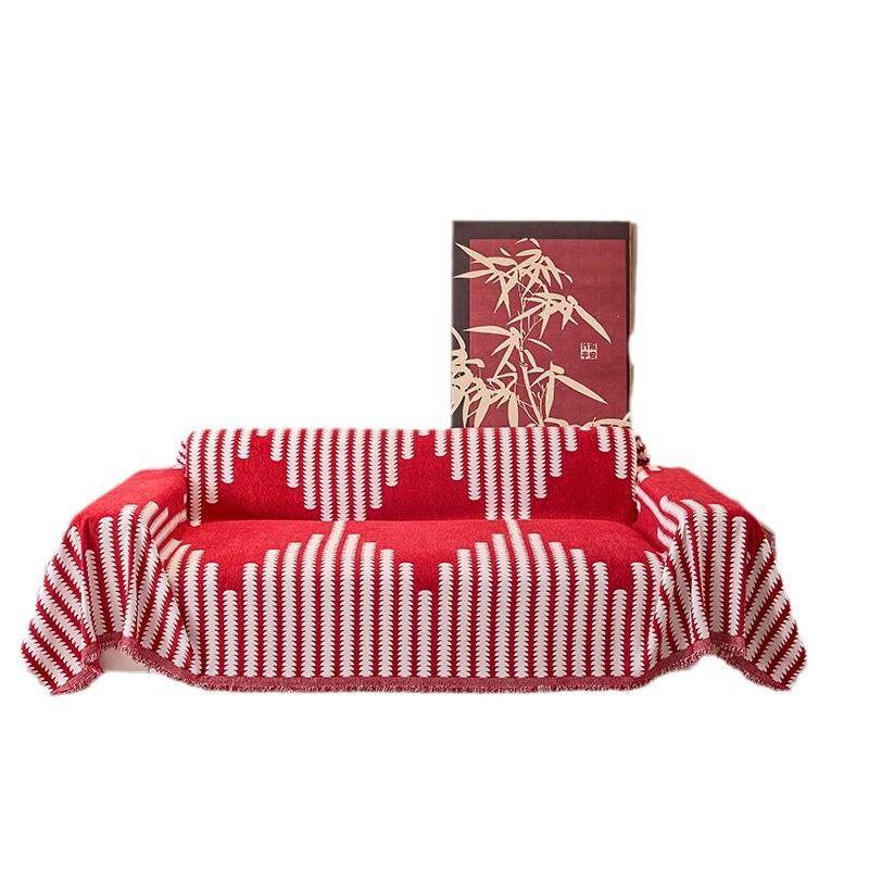 新年沙发盖布巾2025新款四季通用红色全包万能全盖套罩防滑坐垫子,居家布艺,沙发套,淘宝优惠券,粉丝福利购,淘宝优惠卷