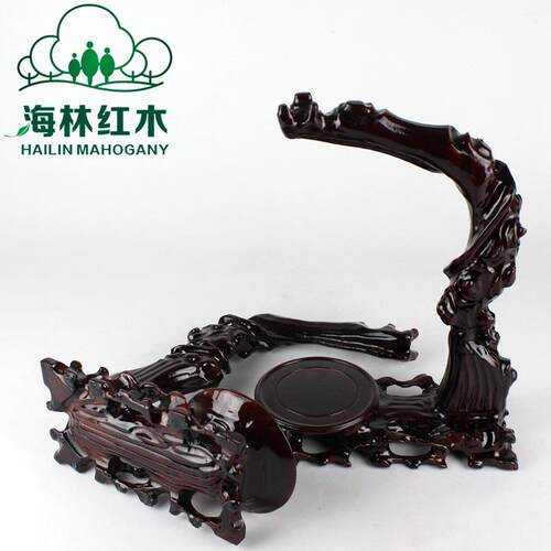 红木玉架首饰架根雕随形吊玉架挂玉架饰品玉佩展示架底座