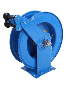 可伸缩卷管器高压水鼓工业大号气管清洗汽车美容工具蓝色卷管盘